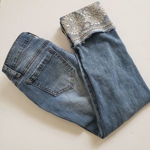 Imperial Star Girls sequins cropped jeans